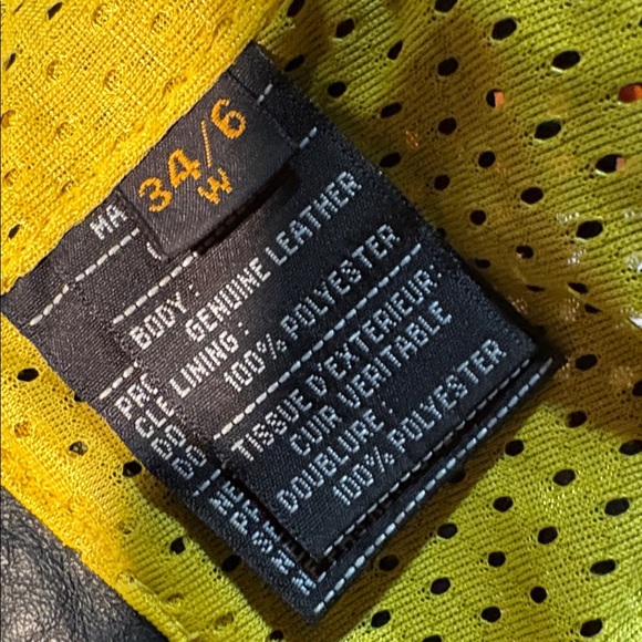 Vintage Harley-Davidson Black Leather Sports Bra Crop Top Biker Chic 34/6 Sm/Med - Picture 10 of 16